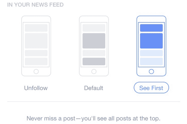 Never miss a Facebook post