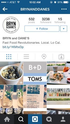 Bryn and Danes Instagram